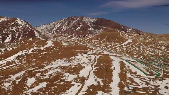 中国新疆的雪山风光