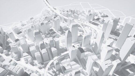 城市建设时间推移-基础设施建筑工程-白色版本