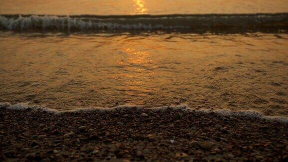 日落时的海滨