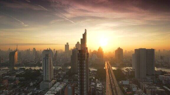 泰国曼谷的日出