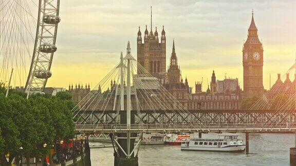 日落时分前往伦敦的旅游目的地