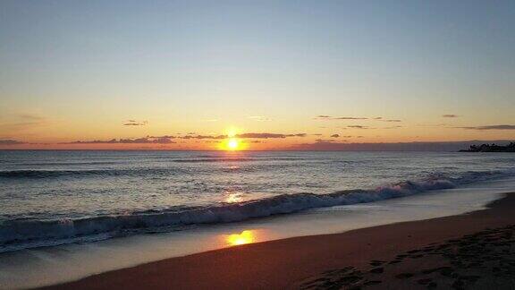 海滩上的日落