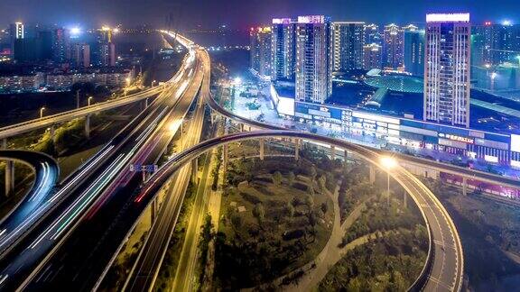 武汉大桥夜景图