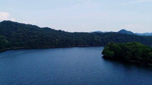 中国江西静安水库的风景