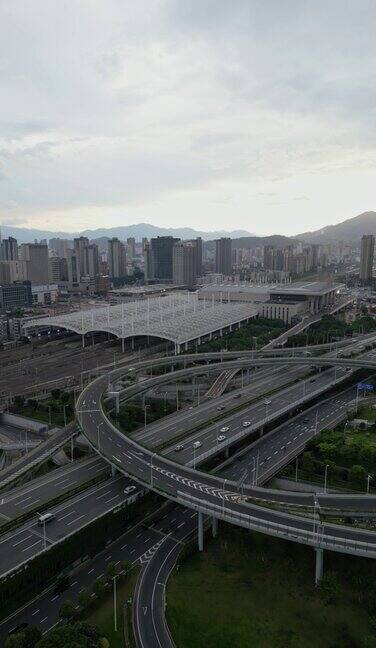 城市的互通桥梁景观