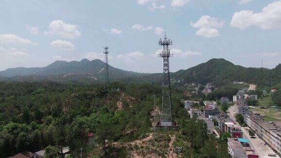 偏远山区的5G信号基站