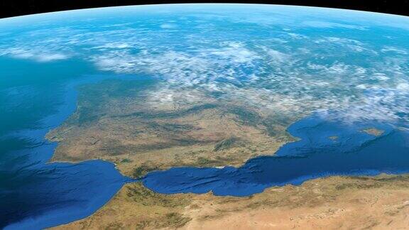 西班牙和摩洛哥北部