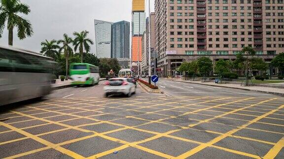 4K:中国澳门的延时公路运输