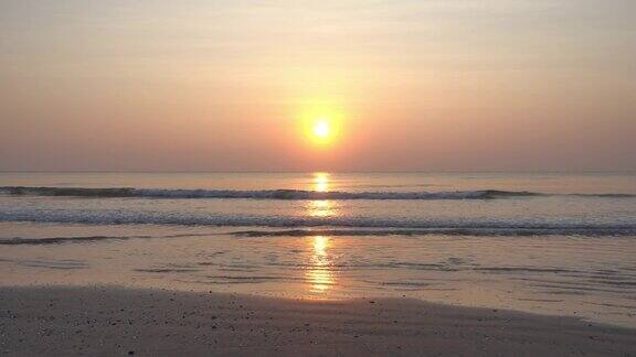 海滩上的日落