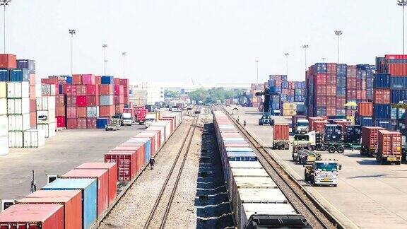 时间间隔:亚洲铁路集装箱堆场的物流运作