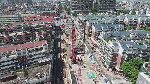 城市交通升级地铁车站建设