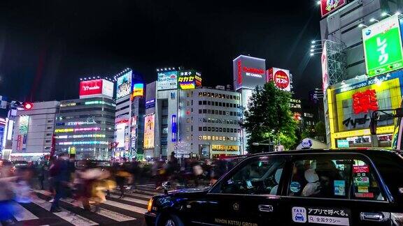 池袋区夜行行人