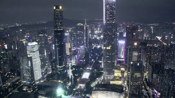 广州现代都市夜景