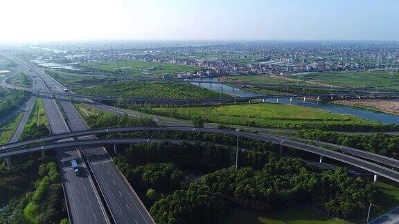 上海高速公路实时鸟瞰图