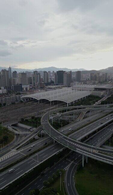 城市的互通桥梁景观