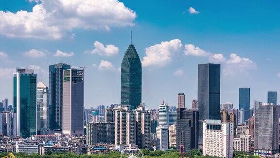 武汉城市的变迁和建筑的全景
