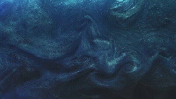闪光流体背景海风暴蓝色雾漩涡