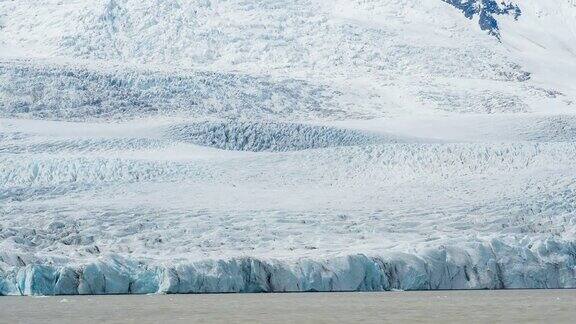 冰岛的Vatnajokull冰川欧洲最大的冰盖