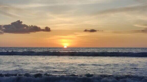 日落时太阳在海平面以上