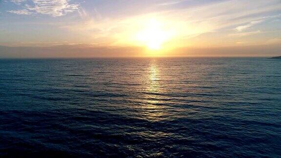 太平洋上的日落