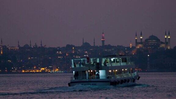 全景伊斯坦布尔的场景