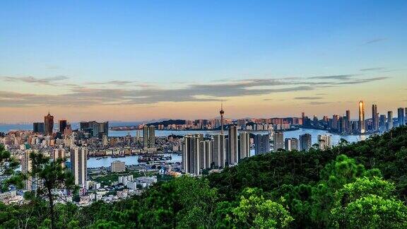 珠海和澳门的城市风景