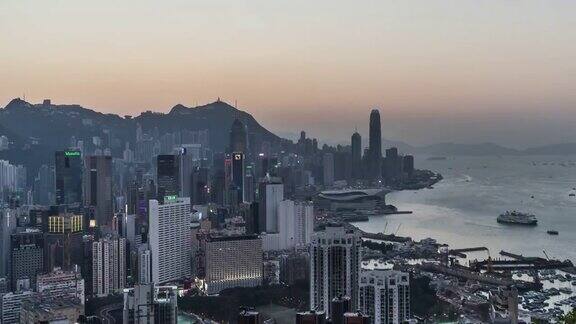 香港城市景观延时