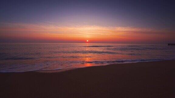 大海海滩日出