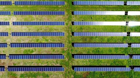 直行太阳能电池板发电厂提供清洁可再生能源帮助对抗气候变化和创造就业机会