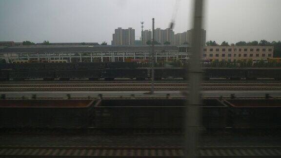 白天南京火车到长沙旅行乘客座位一览4k中国全景