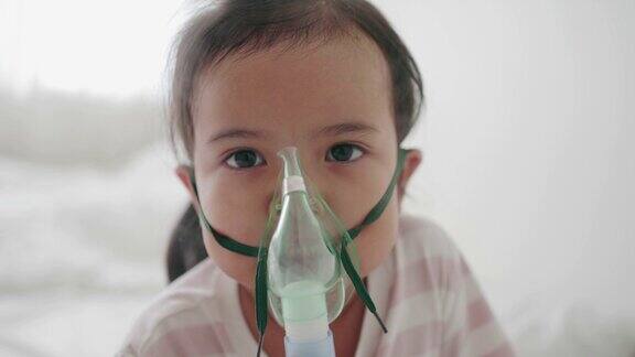 儿童家庭保健使用吸入器