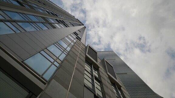 白天时间广州市区摩天大楼上看4k中国