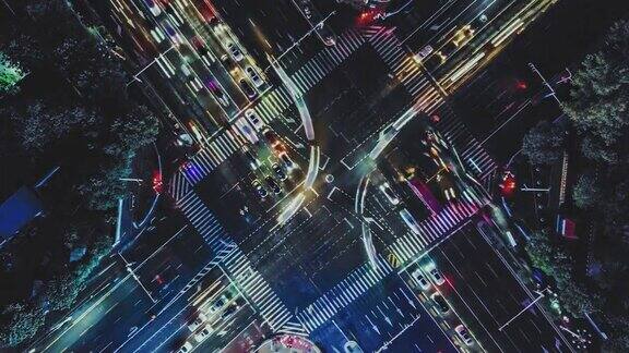 无人机视角下的夜间城市交通