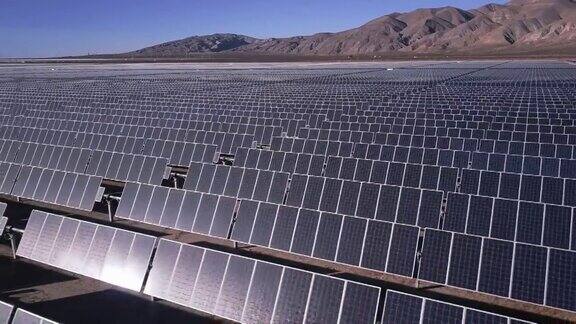灯塔太阳能项目加利福尼亚-无人机拍摄