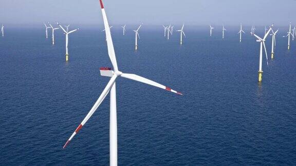 生产可再生能源的海上风电场
