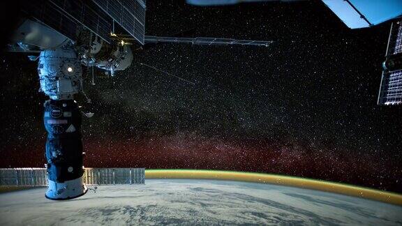 从4K国际空间站上看到的地球