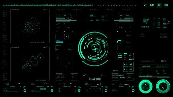 未来的界面|HUD|数字屏幕