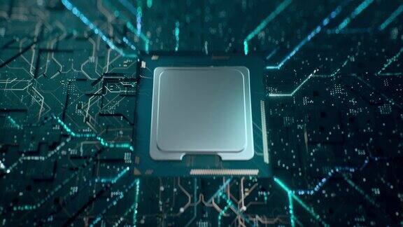 3D渲染可视化插入一个未来的CPU细节