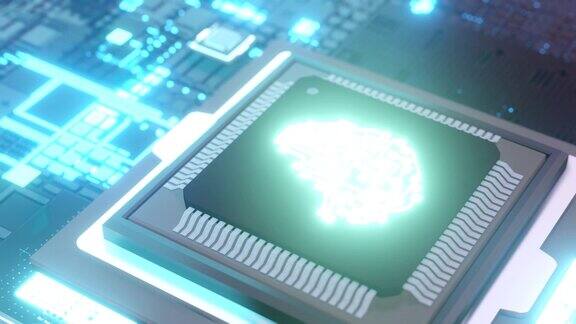 AI微芯片启动人工智能电影3D处理器