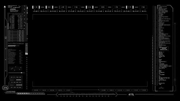 PNGαSciFiHUD取景器HUD技术屏幕界面与数据文本代码