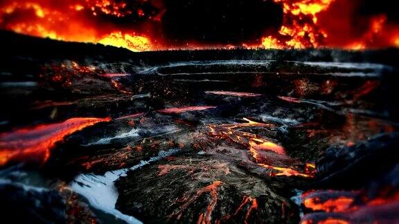 热火山风景