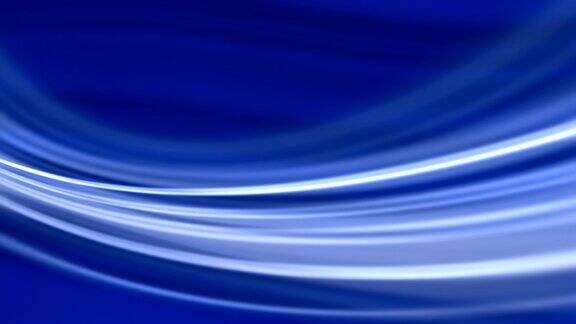 丝绸蓝色流动波浪背景(可循环)