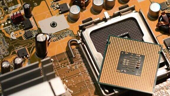 PC主板上的CPU芯片处理器的细节