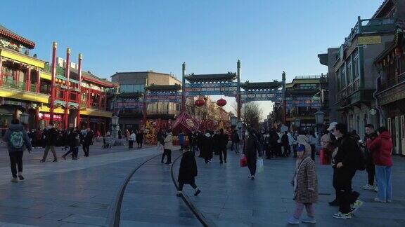北京天坛的延时摄影