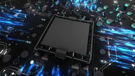 芯片CPU在主板上工作的处理器