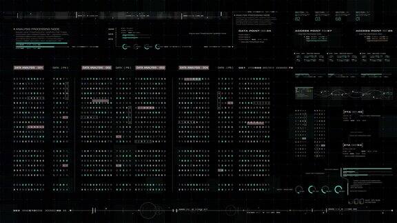 未来的源代码数字数据遥测显示