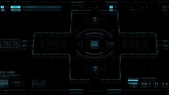 未来的用户界面与HUD和信息图形元素