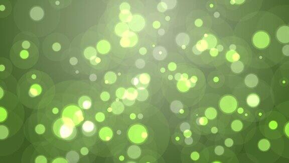 绿色粒子原子液体或气体的可持续性