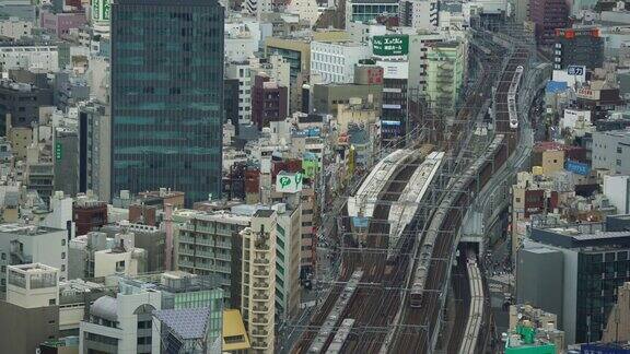 实时-东京的高架视图