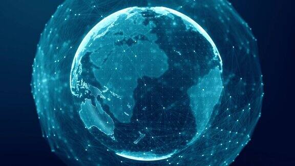 通信技术全球世界网络概念